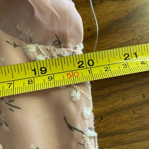 Dress the Population Women's River Fit & Flare Midi Dress Blush Multi Eyelet XXL - Picture 14 of 16